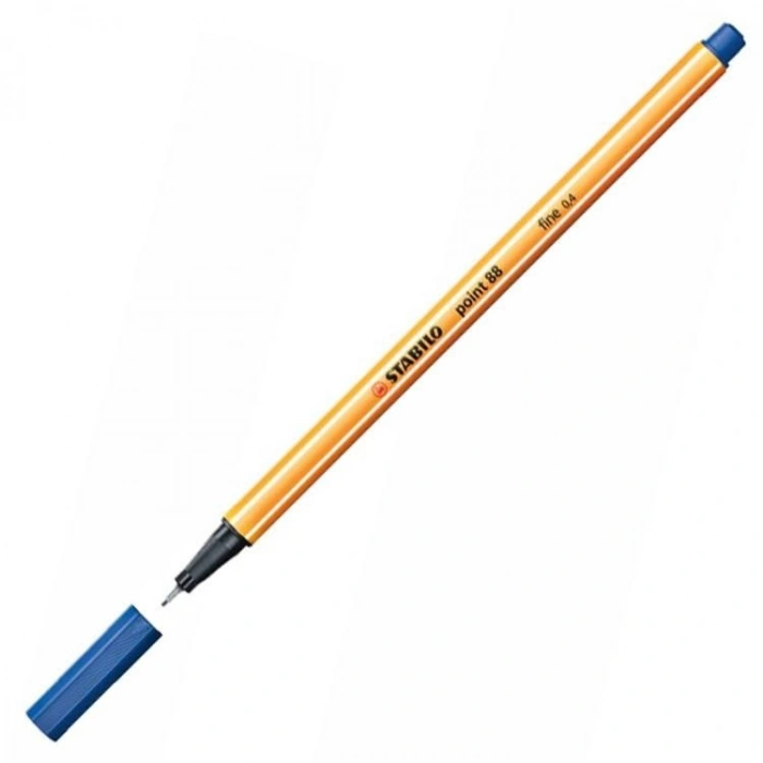 Stabilo Point 88/41 Mavi İnce Uçlu Keçeli Kalem (0,4 mm)