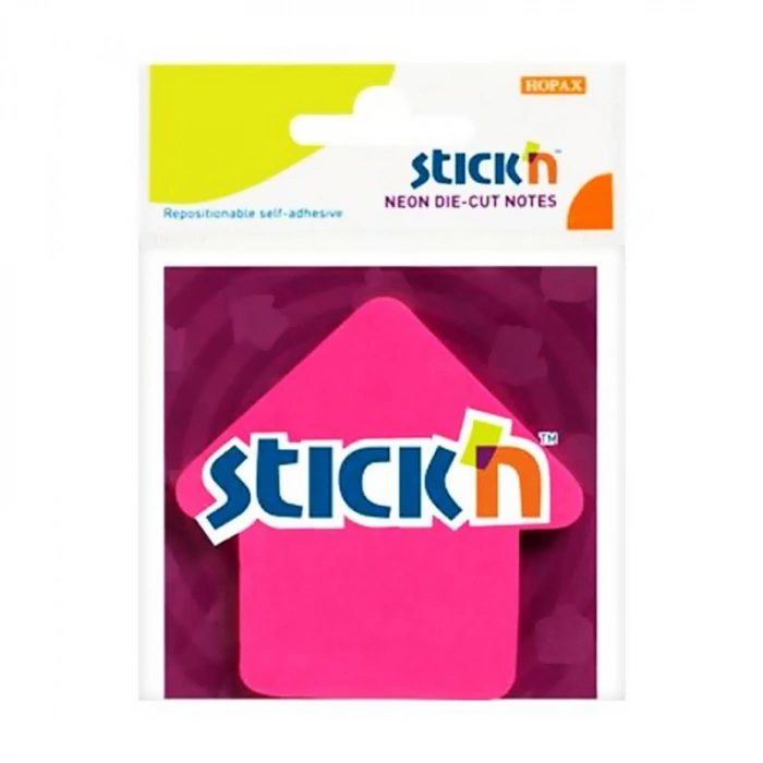 STİCKN 21181 YAPIŞKANLI OK NOT KAĞIDI 70x70 50 YAPRAK PEMBE