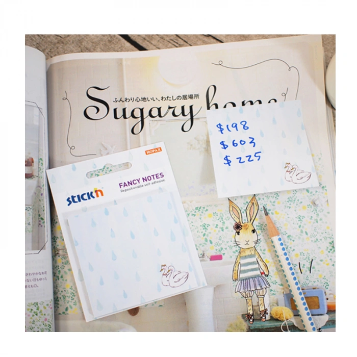 STİCKN 21736 FANCY 6S YAPIŞKANLI NOT KAĞIDI 76x76 30 YAPRAK