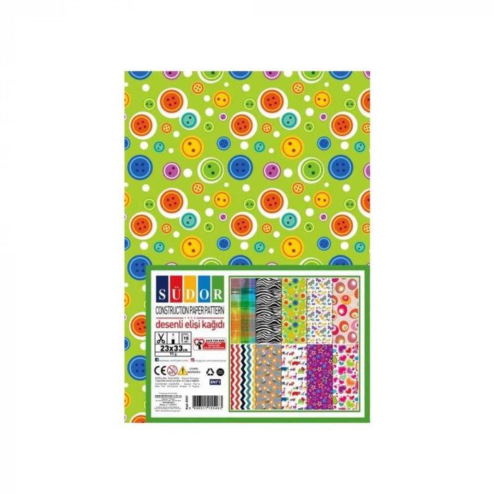 Südor Elişi Kağıdı 10 Desenli 23x33 cm 90 gr