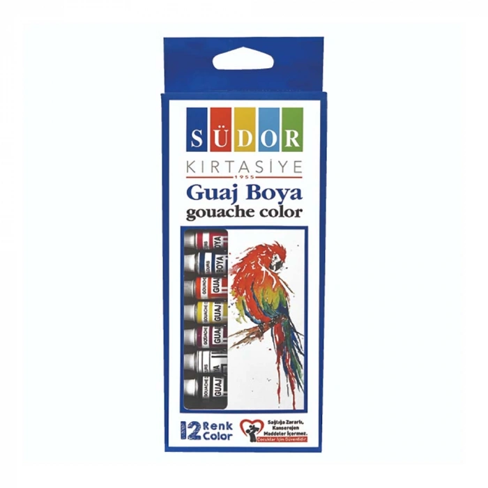 Südor Guaj Boya 8.5 Ml Tüp 12 Renk 575