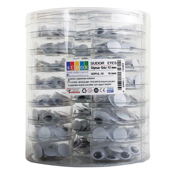 Südor Oynar Göz 12 mm 24 Adet