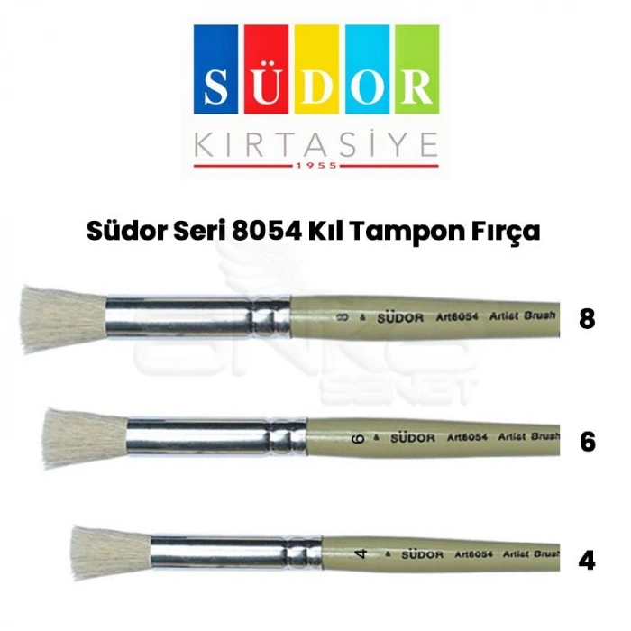 Südor Seri 8054 Kıl Tampon Fırça