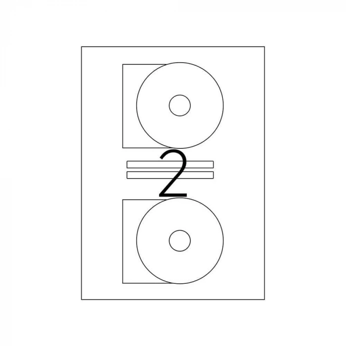 Tanex Laser Etiket Cd Kod 2116 116mm x 41mm