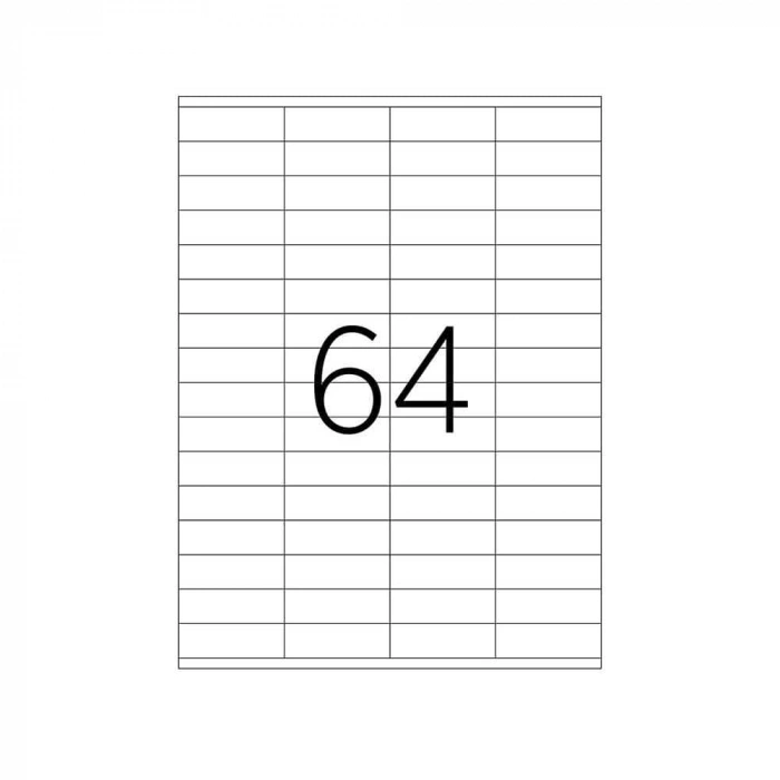 Tanex Laser Etiket Kod 2164 X 52.5mm x 18mm