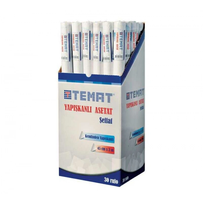 Temat Yapışkanlı Asetat 45 cm x10 m