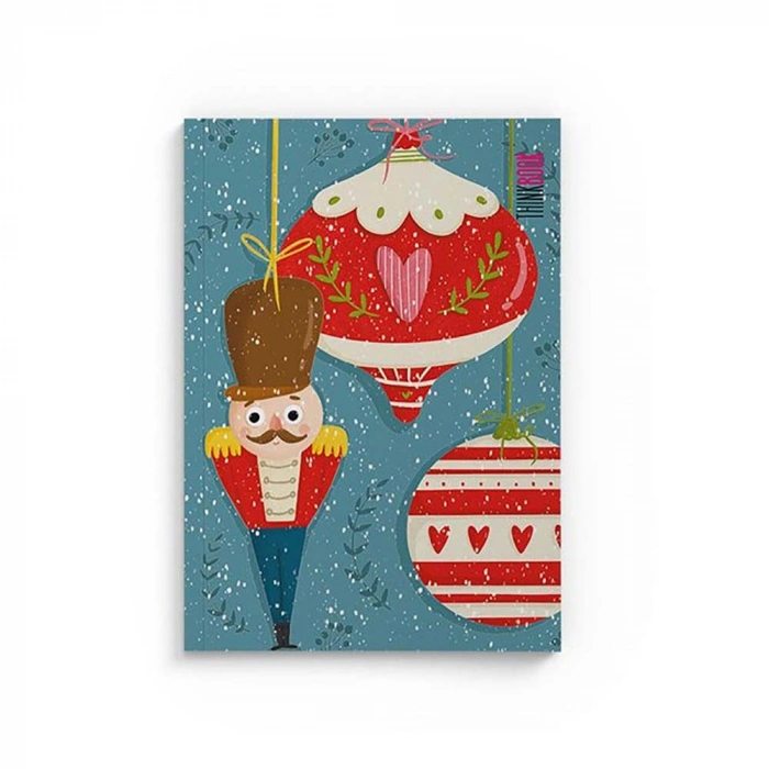 Thinkbook Kış Serisi Muhafız 10,5x14 96 Sayfa Çizgisiz Defter