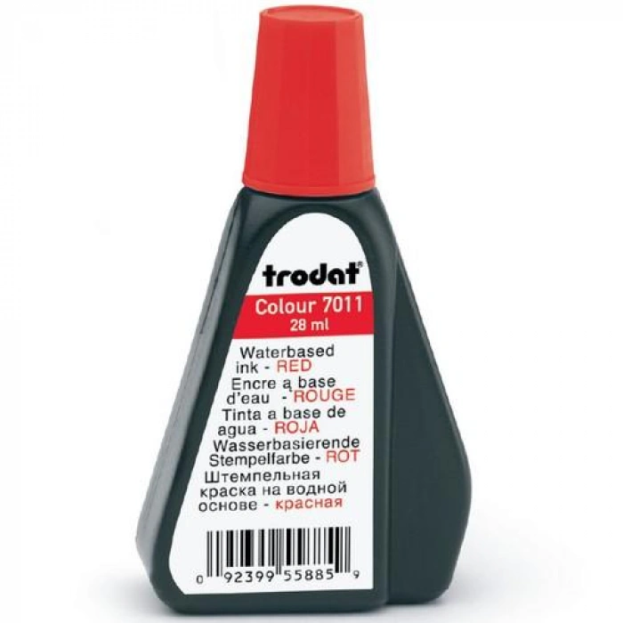TRODAT 7011 ISTAMPA MÜREKKEBİ 28cc KIRMIZI
