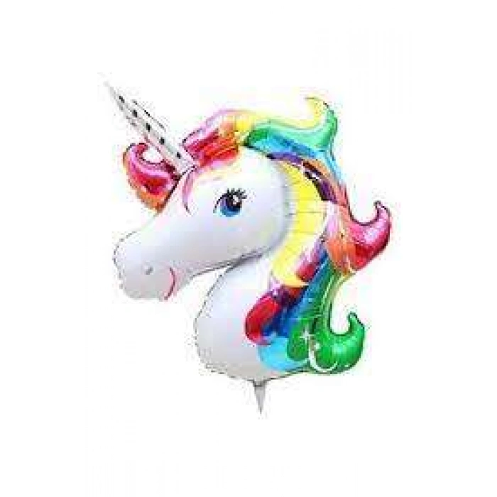 Unicorn Renkli Supershape 105cm Folyo Balon