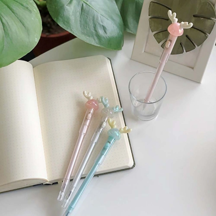 Unicus Işıklı Geyik Jel Tükenmez Kalem Tekli  UNCS-2020