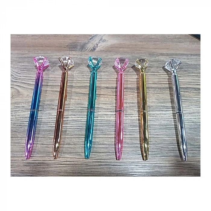 Unicus Kristal Taş Elmas Çevirmeli Tükenmez 6801