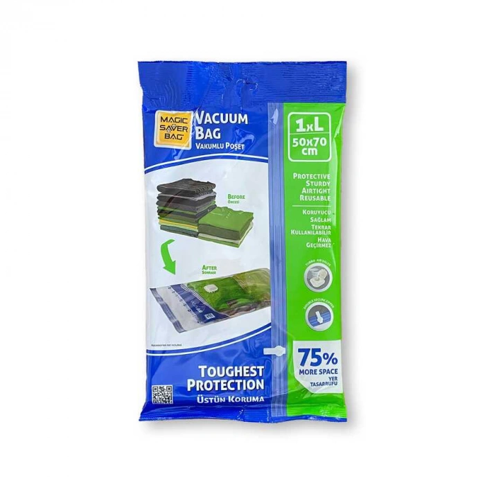 Vakumlu Hurç Poşet L Beden 50x70 cm
