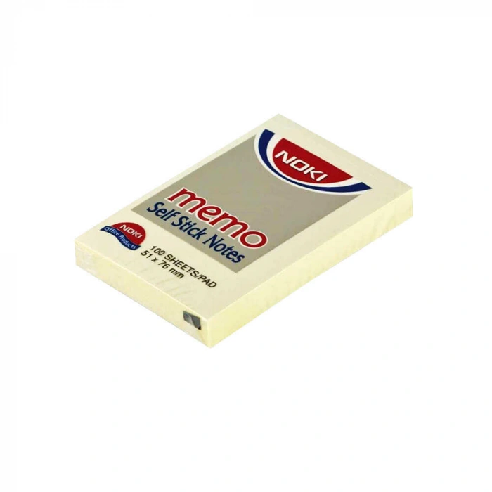 Yapışkanlı Not Kağıdı Sarı 76x51