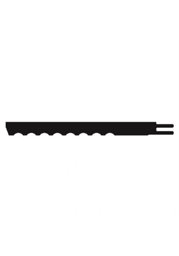 Dik Kumaş Kesim Motoru Yüksek Karbonlu Dalgalı Teflon Bıçak / 10EWT HSS 12ADET