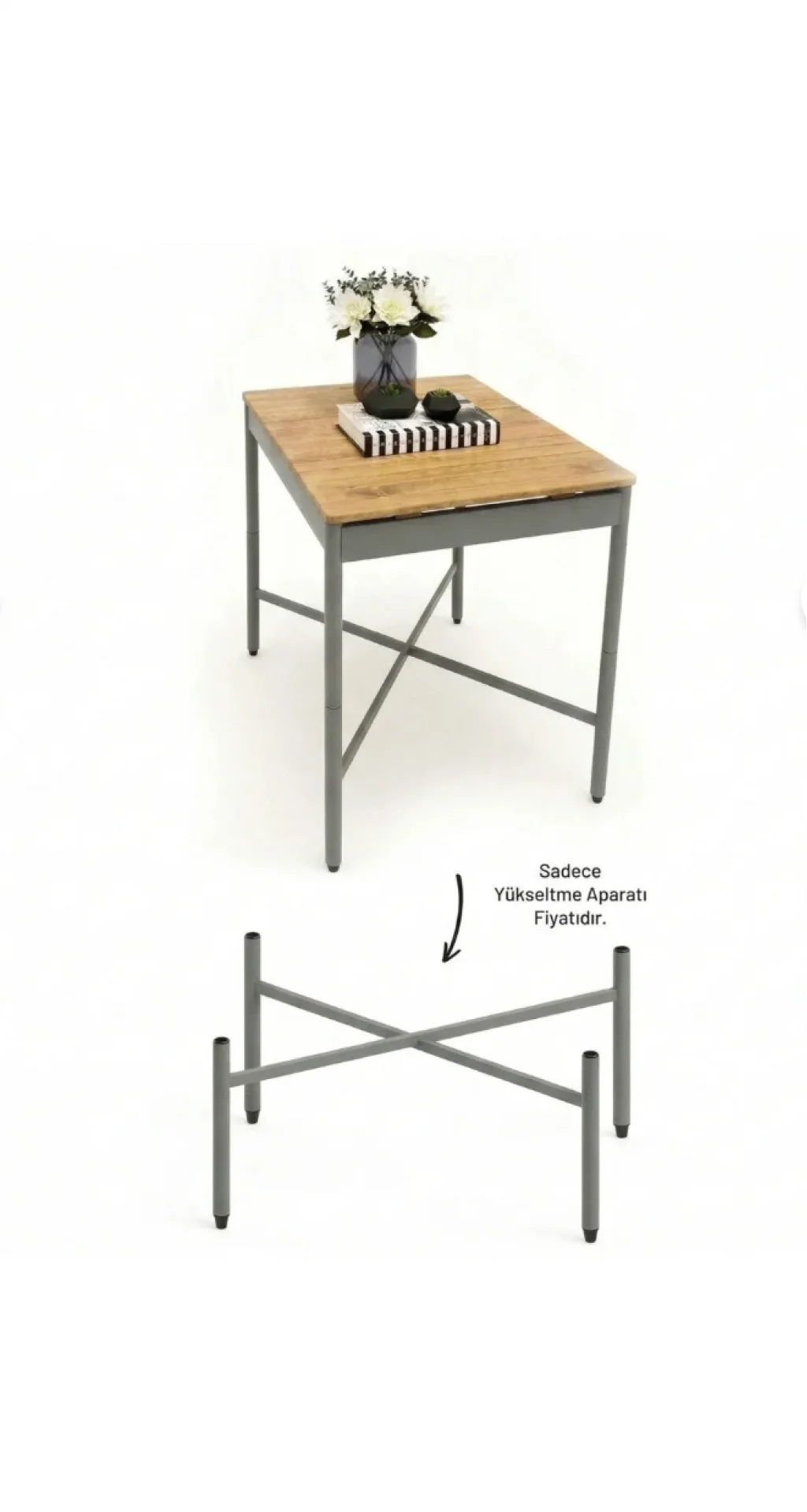 Minimulti Lounge Sehpa Yükseltme Aparatı ( GRİ )