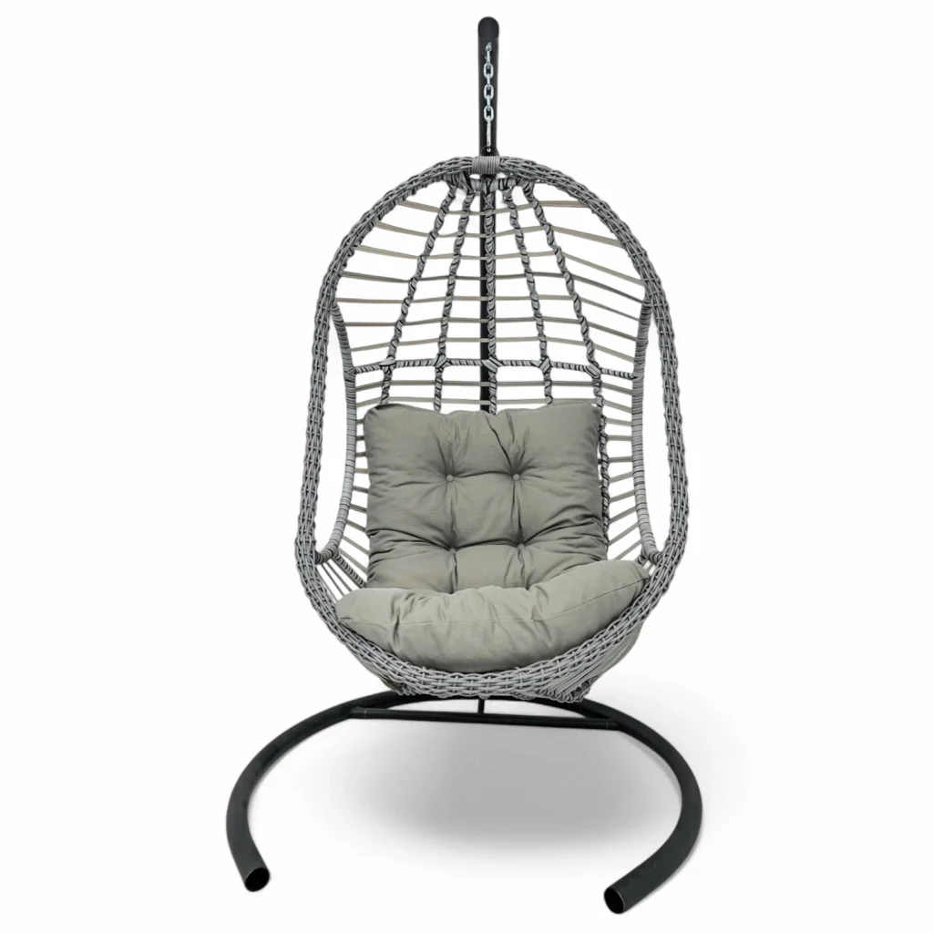 Birgi Tek Kişilik Rattan Bahçe ve Balkon Salıncağı | Dayanıklı & Şık Tasarım