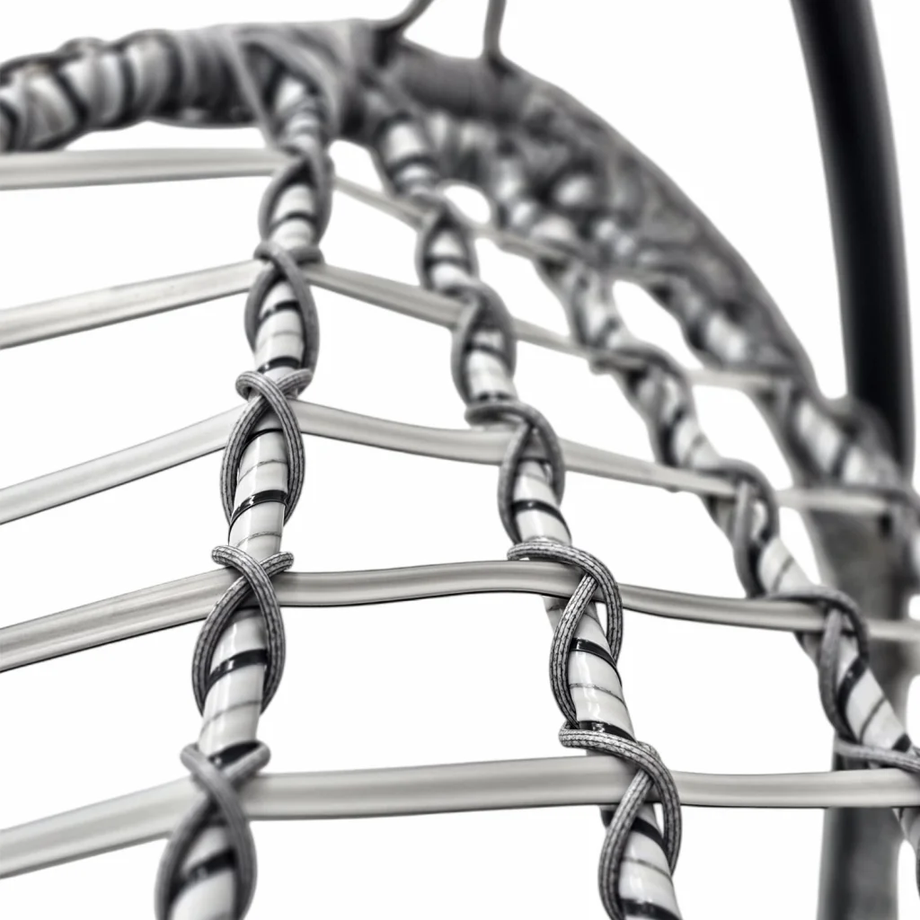 Birgi Tek Kişilik Rattan Bahçe ve Balkon Salıncağı | Dayanıklı & Şık Tasarım