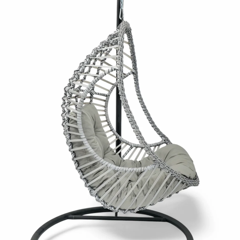 Birgi Tek Kişilik Rattan Bahçe ve Balkon Salıncağı | Dayanıklı & Şık Tasarım