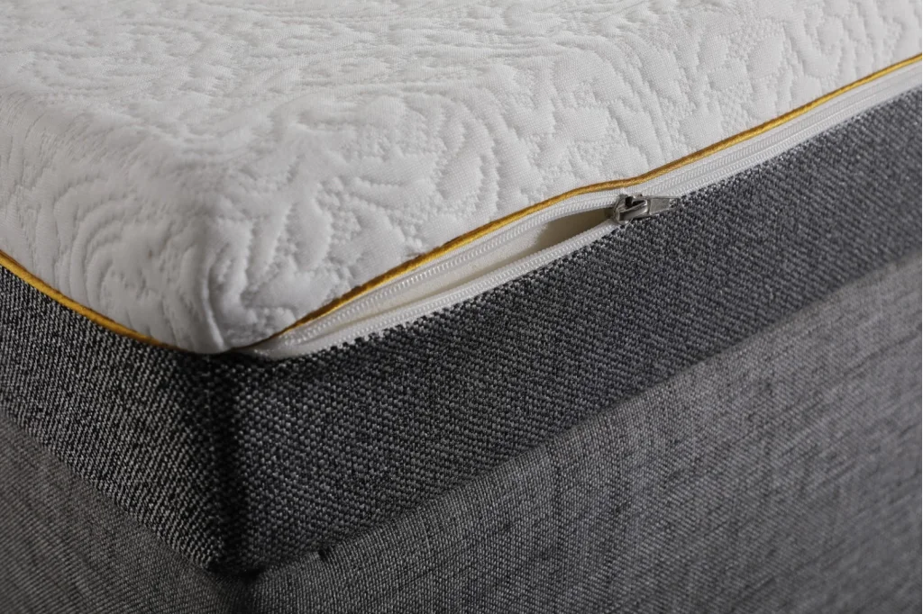 Lars Siyah Metal Divan Karyola 90x200 | Modern ve Şık Tek Kişilik Yatak