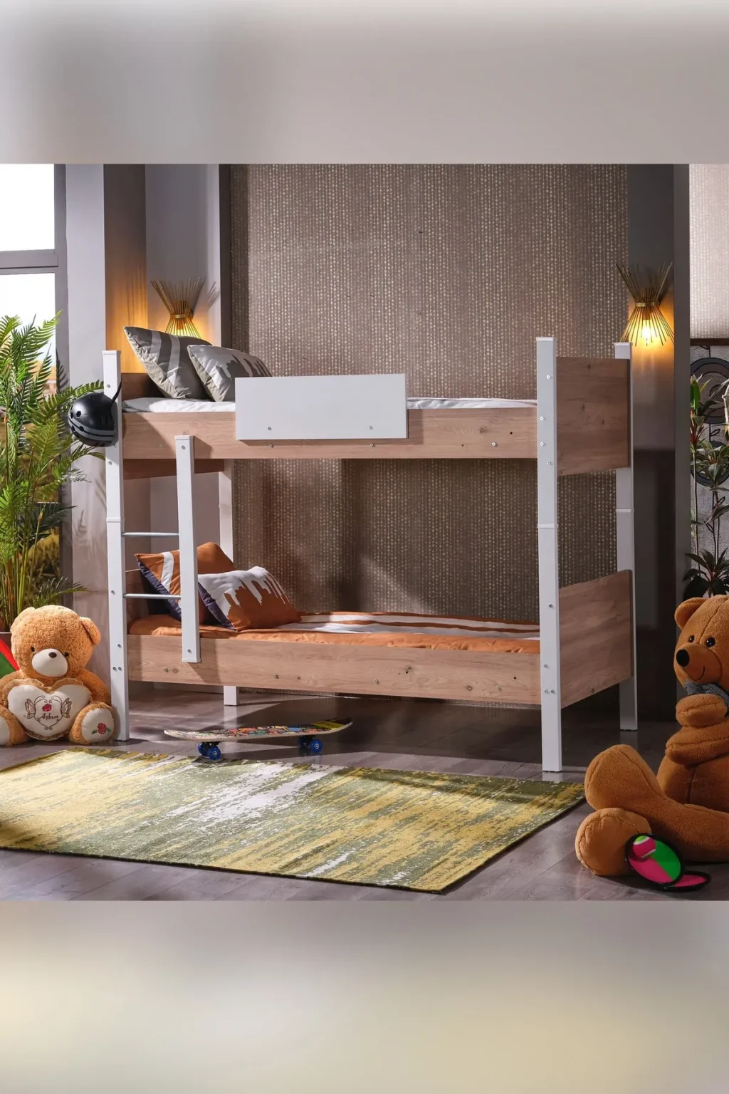 Mondo Ranza, İkiye Ayrılabilen MDF Profilli 90x190 cm, Ceviz