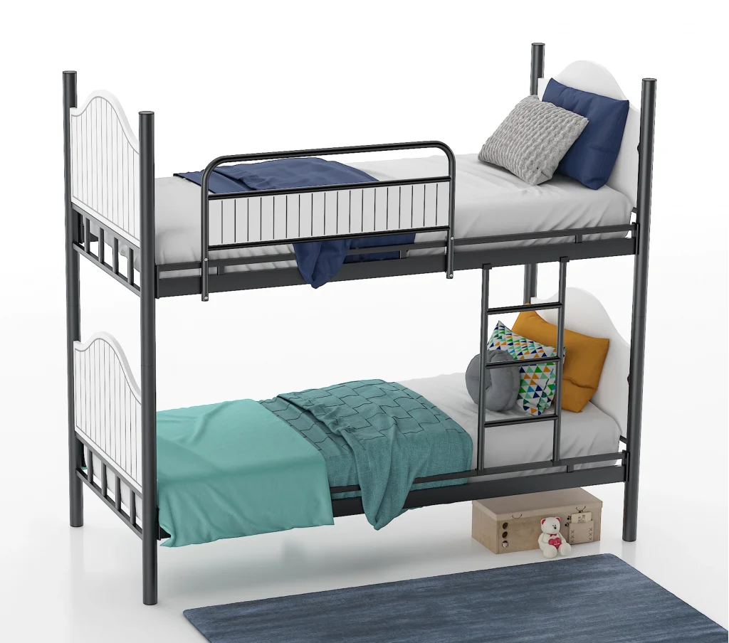 Pirimis Ahşap Başlıklı Metal Ranza – Genç Odası, 90×190 cm