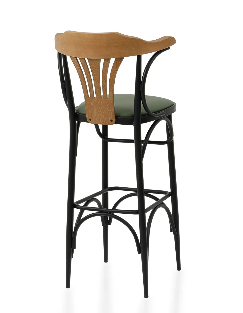 Limnihome Hermes Ahşap & Metal Bar Sandalyesi