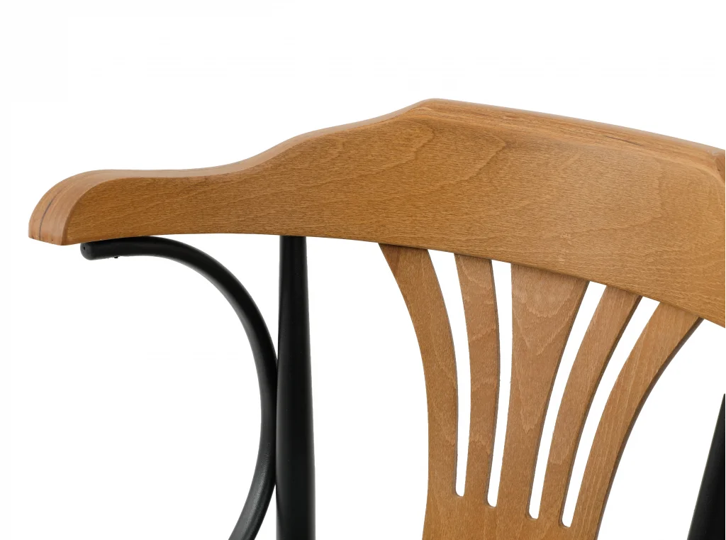 Limnihome Hermes Ahşap & Metal Bar Sandalyesi