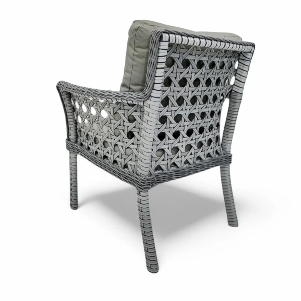 Luna 2’li Rattan Balkon Takımı Gri Sehpalı - Bahçe ve Teras Mobilyası