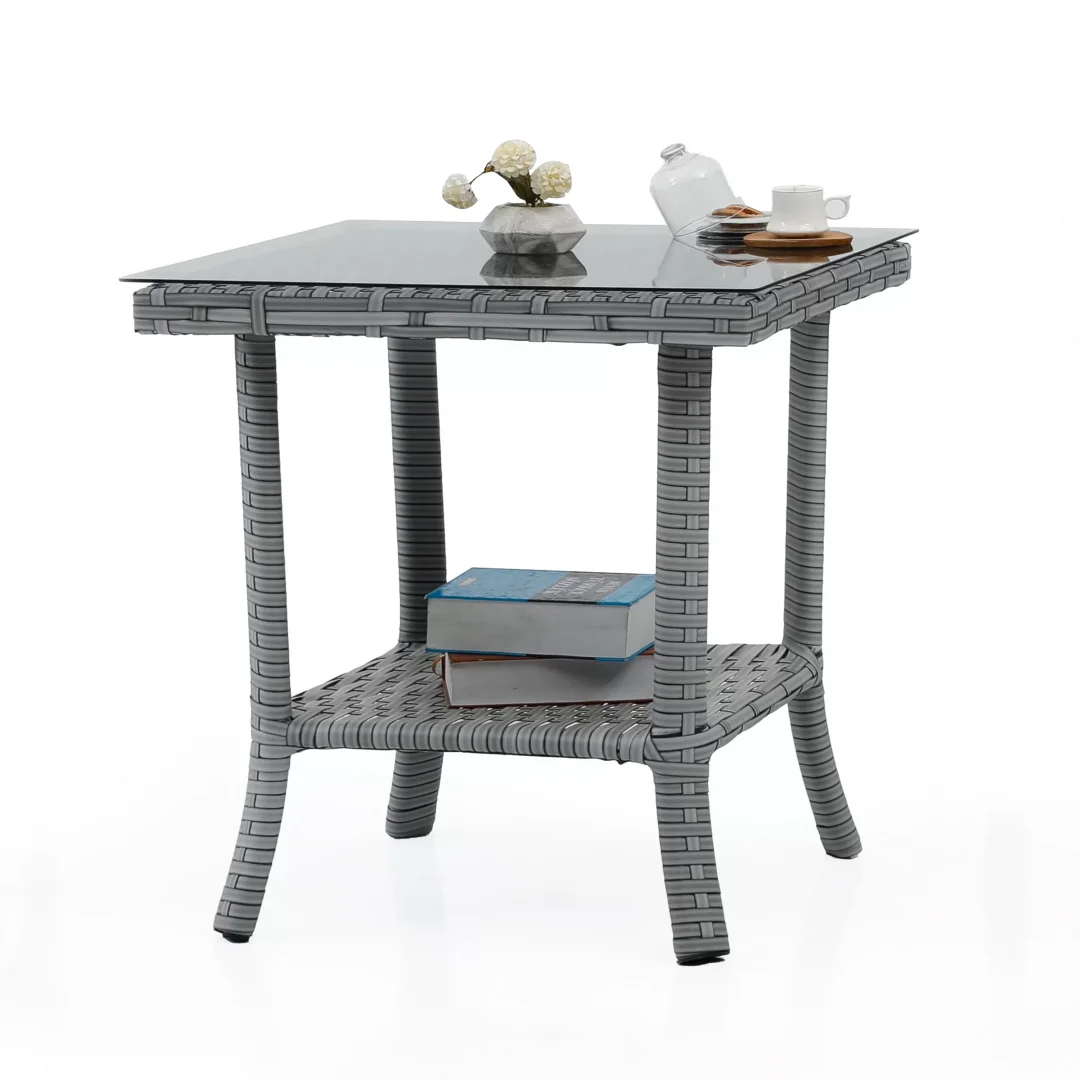 Luna Rattan Sehpa – Bahçe, Balkon ve Teras Mobilyası