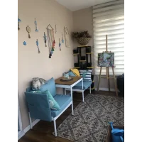 Mini Multilounge Küçük Balkon Mobilyası – Şezlong ve Köşe Bahçe Seti- ( TURKUAZ )