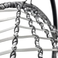 Birgi Tek Kişilik Rattan Bahçe ve Balkon Salıncağı | Dayanıklı & Şık Tasarım