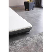 Limni Home Devon Metal Katlanır Karyola (Siyah) + Yatak