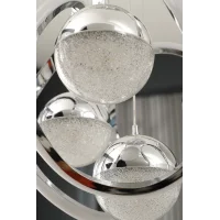 Dune 3 Renkli LED Avize 3+1 - Modern Taçlı Tavan Aydınlatma