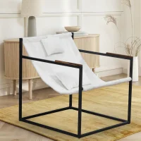 Oleron Teddy Kumaşlı, İreko Ahşap Kollu, Metal İskeletli Berjer