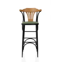 Limnihome Hermes Ahşap & Metal Bar Sandalyesi