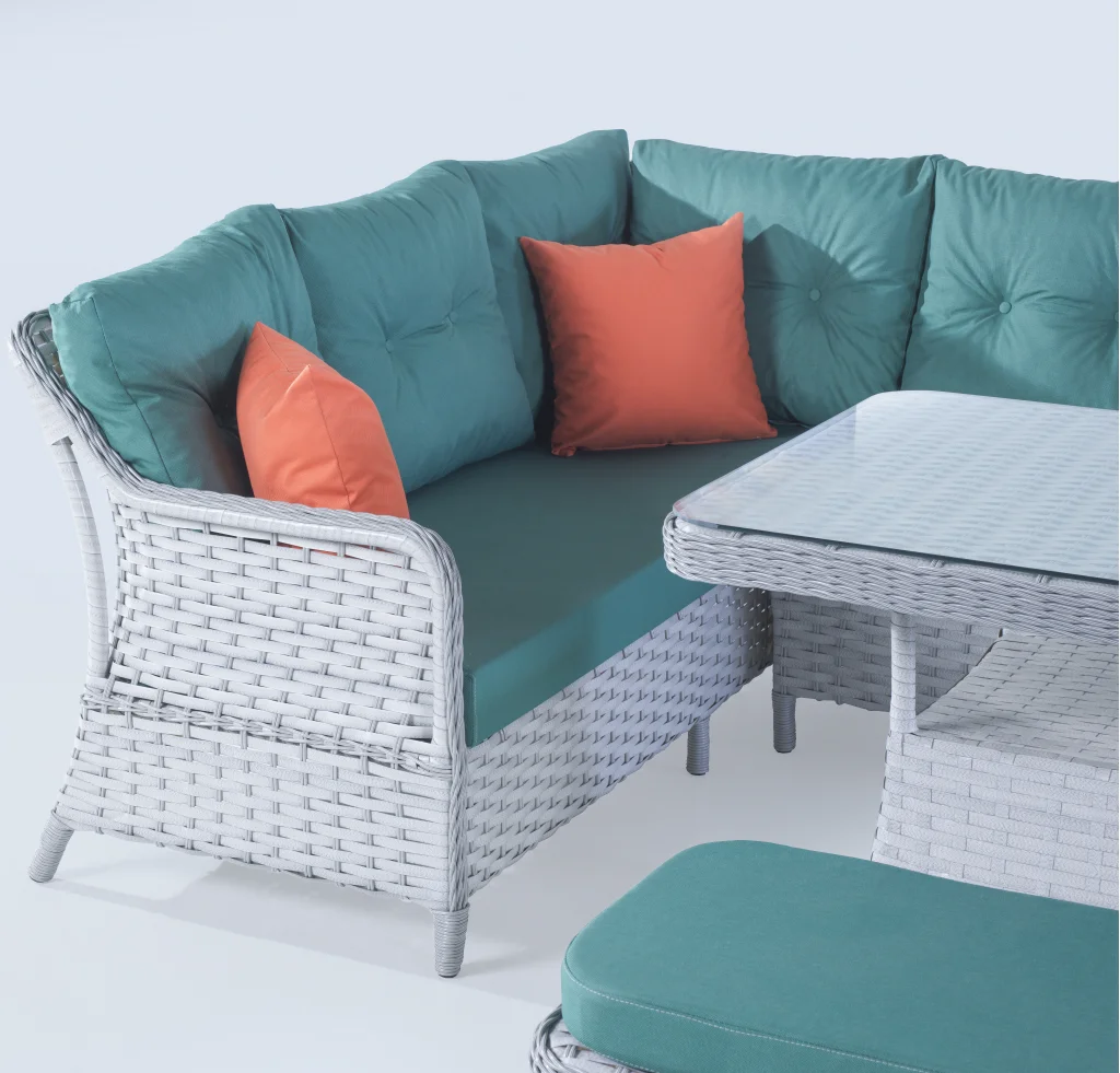 Belove Rattan Köşe Bahçe Takımı - Balkon & Bahçe Mobilyası