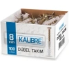 MADE KALİBRE DÜBEL VİDA TAKIMI 8mm