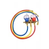 MANİFOLD SETİ HORTUMLU R410 R22 R134A R404A