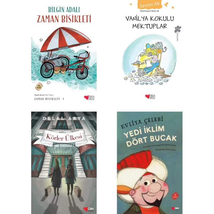 Can Yayınları Yerli Yazarlar Çocuk Edebiyatı Seçkisi 4 Kitap