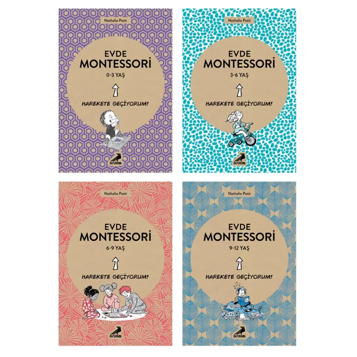 Erdem Yayınları Evde Montessori Seti 4 Kitap 0 - 12 Yaş