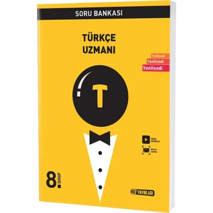 Hız Yayınları 8.Sınıf Türkçe Uzmanı Soru Bankası Yeni