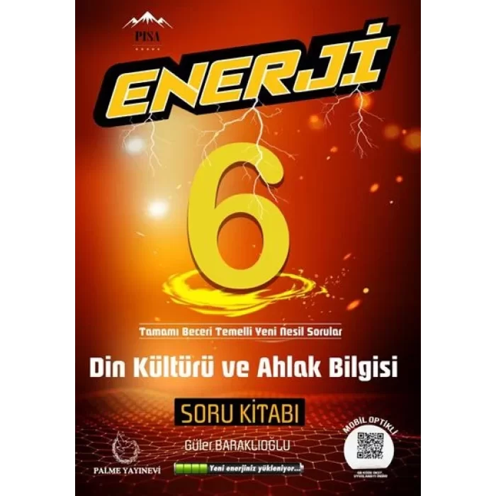 Palme Yayıncılık 6. Sınıf Enerji Tüm Dersler Soru Kitabı 6 Kitap Set ve Deneme Sınavı