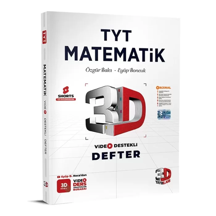 TYT 3D Matematik Video Defter Notu VDD