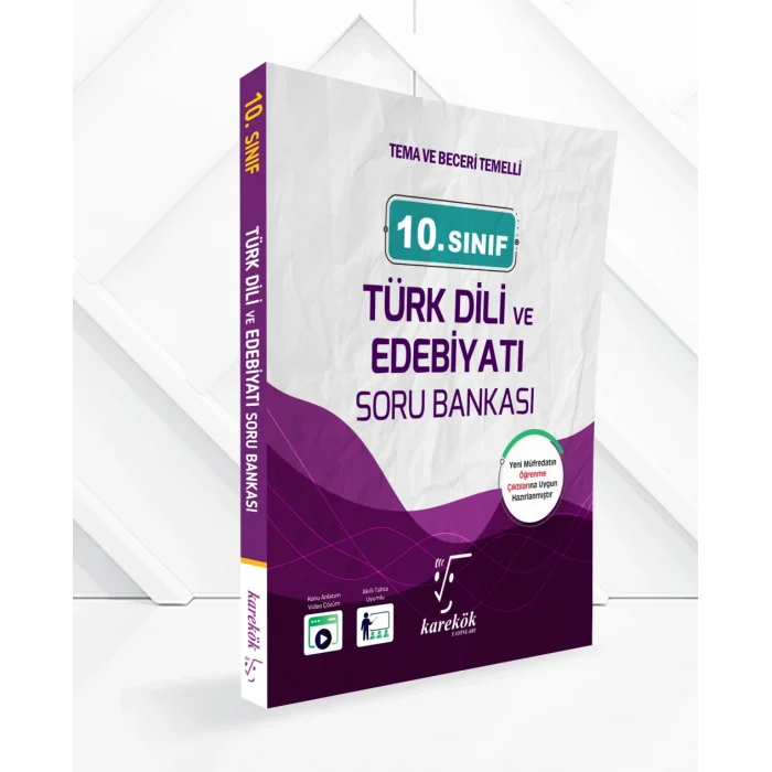 10.Sınıf Türk Dili ve Edebiyatı Soru Bankası Karekök Yayınları