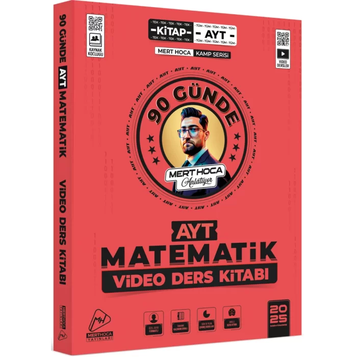 2025 90 Günde AYT Matematik Kampı Video Ders Kitabı Mert Hoca