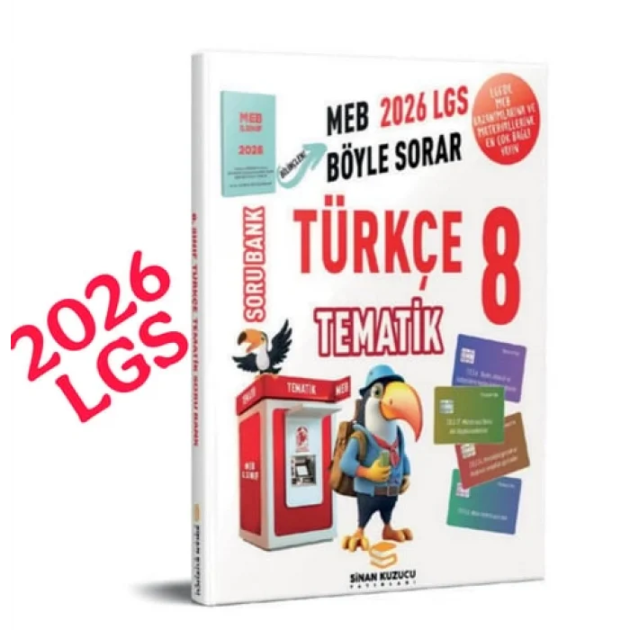 2026 Lgs 8. Sınıf Türkçe Tematik Soru Bankası Sinan Kuzucu