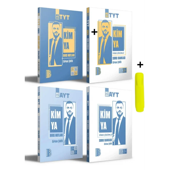 2026 TYT - AYT Kimya Ders Notları ve Soru Bankası Seti Benim Hocam Yayınları