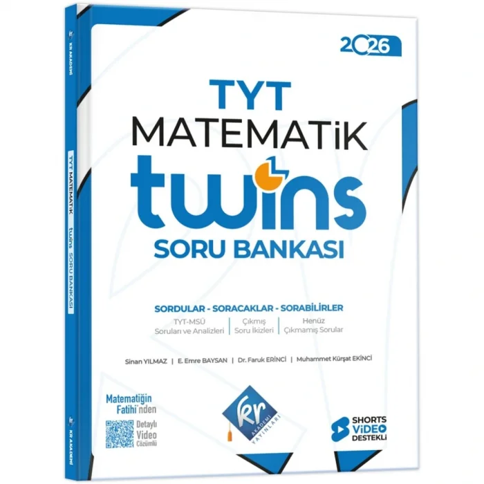 2026 TYT Twins Matematik Soru Bankası KR Akademi Yayınları