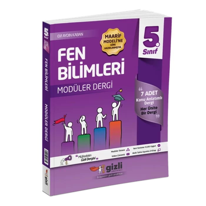 5. Sınıf Fen Bilimleri Müfredatın Gizli Dergisi Gizli Yayınları