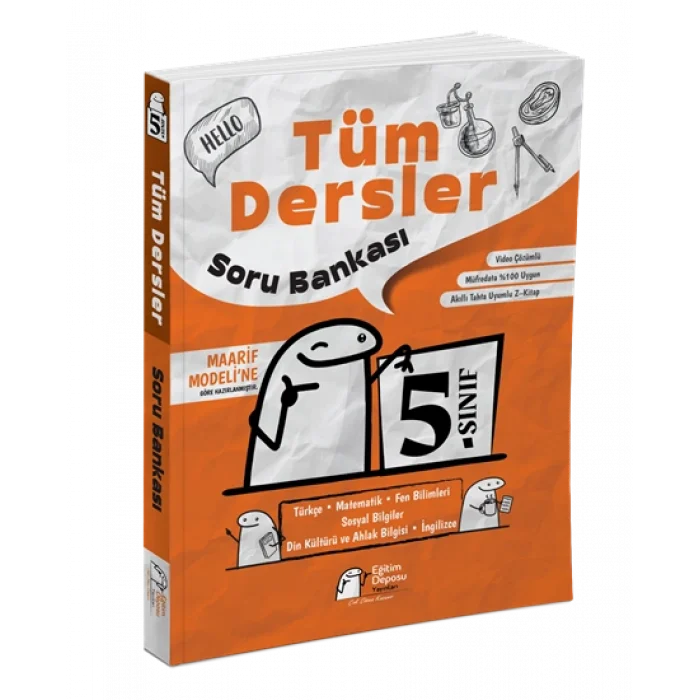 5. Sınıf Tüm Dersler Soru Bankası Eğitim Deposu Yayınları